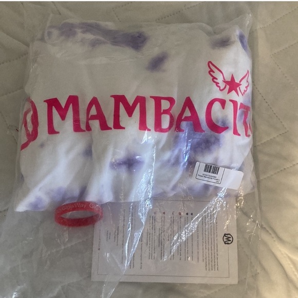 NWT Dannijo x Mambacita Purple and White Kobe Hoodie Sweatshirt. Size L. - Picture 10 of 12